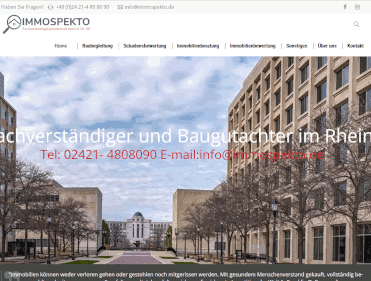 Screenshot von Immospekto.de